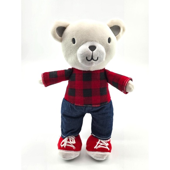 BabyGear Other - Baby Gear Cutie Pie Teddy Bear Plush Red Buffalo Plaid 2018 Replacement Lovey